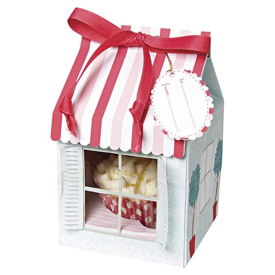 Meri Meri® Cupcake Boxes | Red & Pink Patisserie - 4 Small Boxes - Artgato