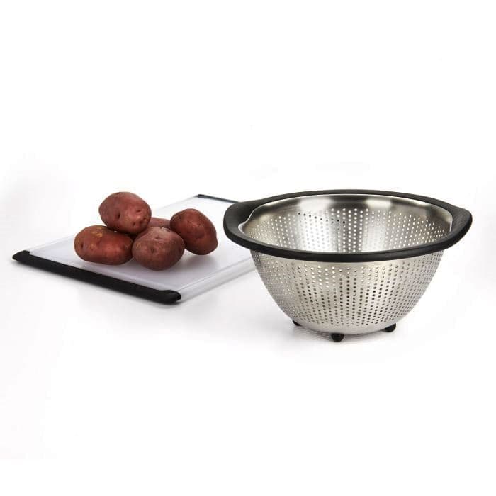 OXO Good Grips Stainless Steel 5 Quart Colander : large comfort grip ...
