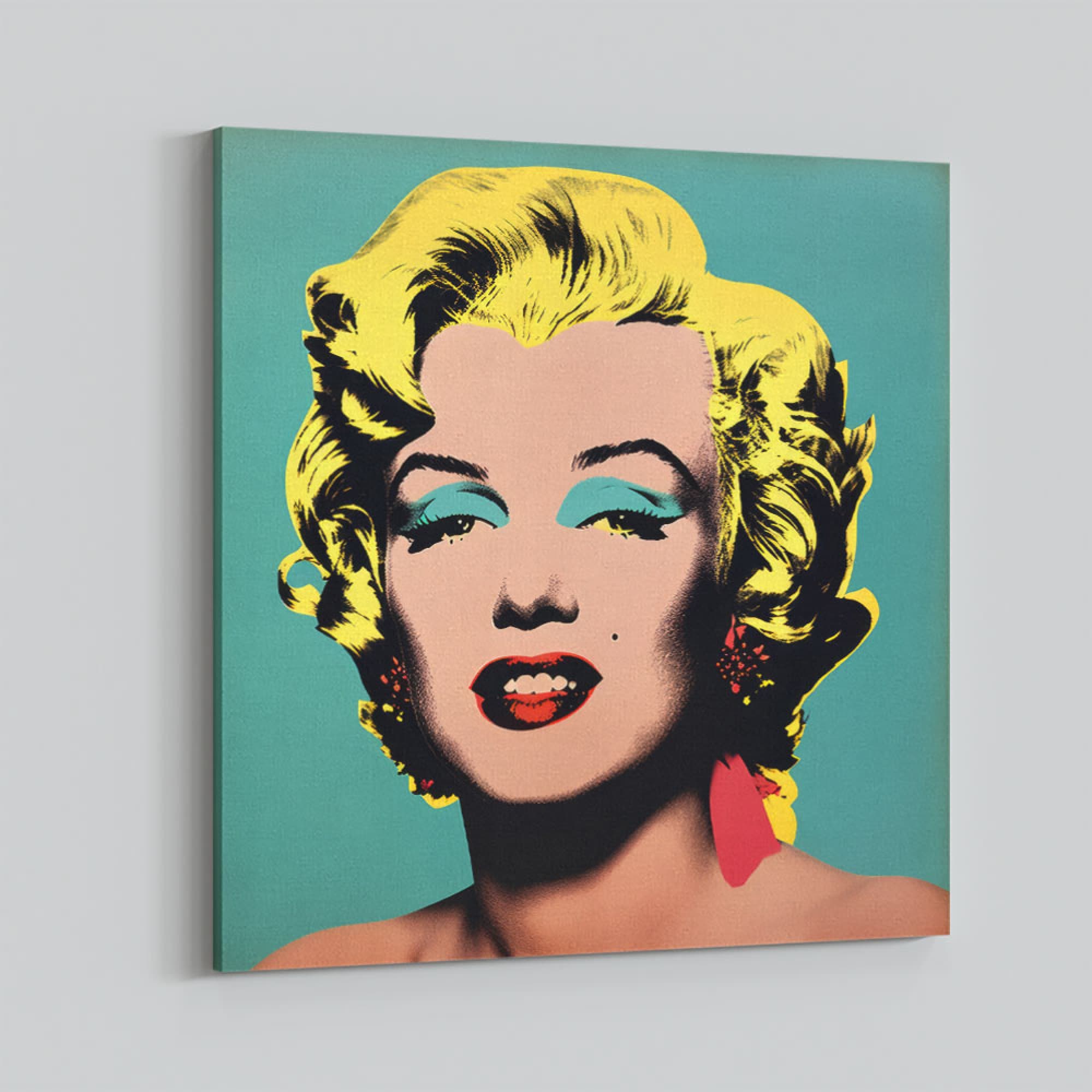 Marilyn Monroe Pop Art in Warhol Style Wall Art