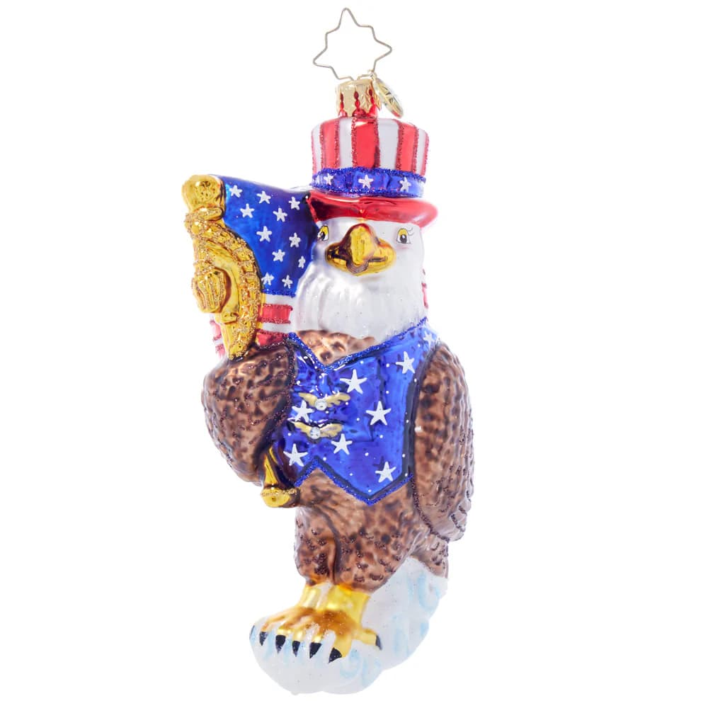 Christopher Radko Patriotic Pal Ornament | 1021894 | Borsheims