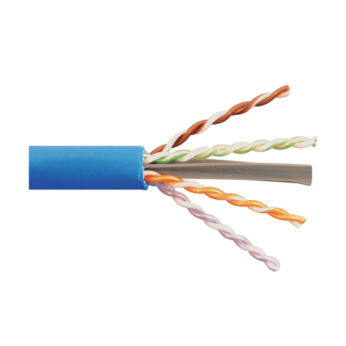 Cat6 Plenum Bare Copper 550Mhz Solid Utp 1000FT | Cable Spectrum