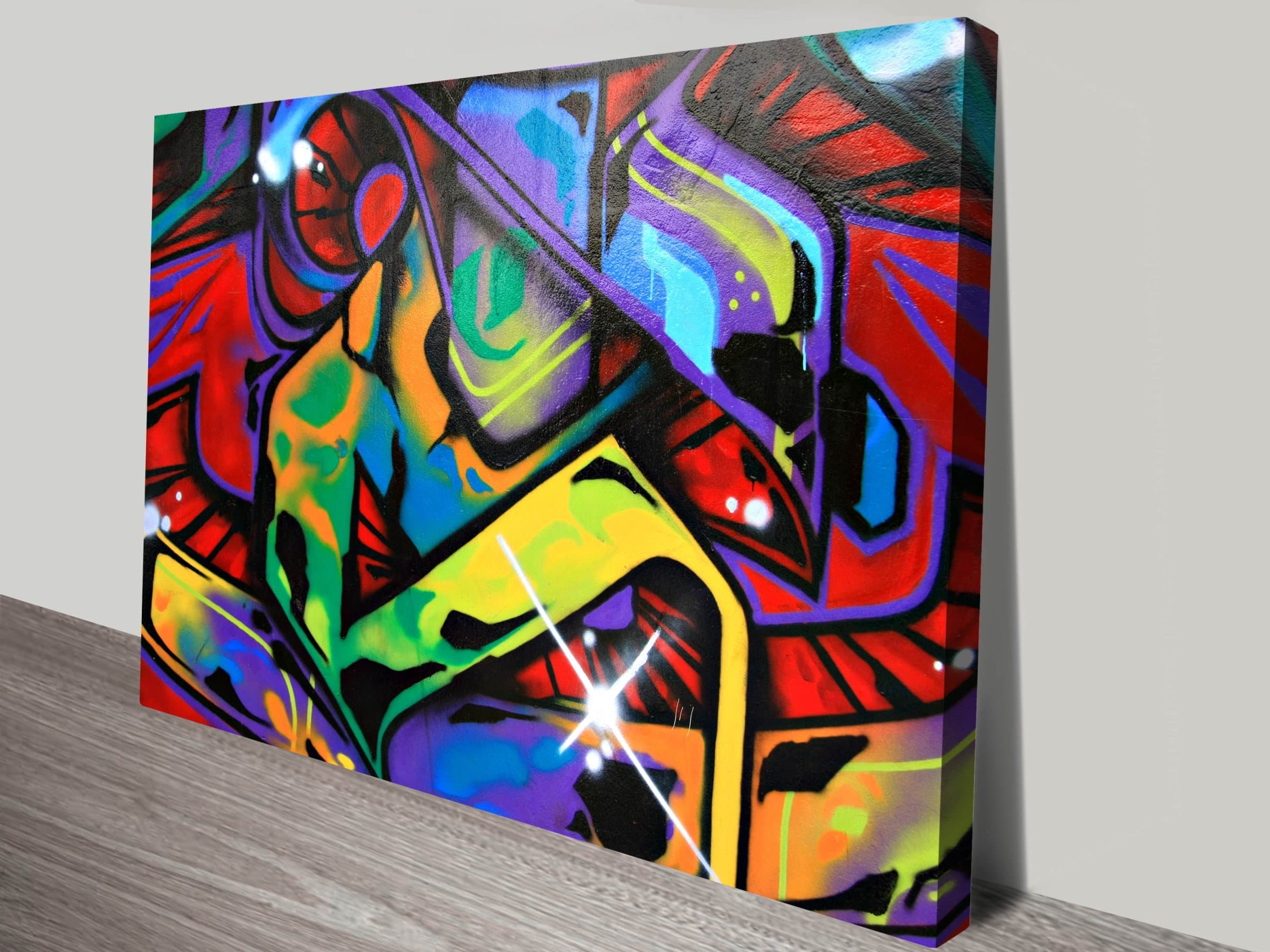 Abstract Graffiti Canvas