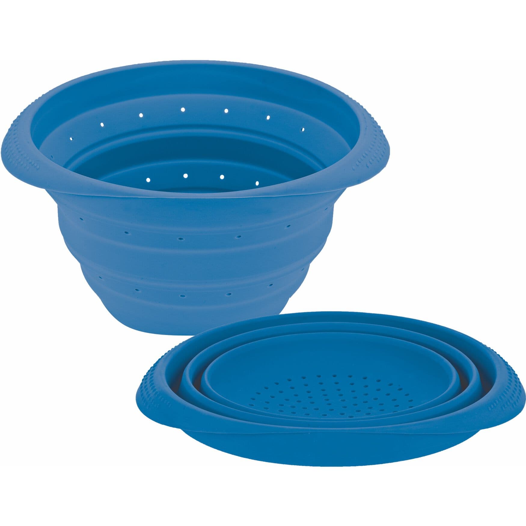 Collapsible Silicone Colander - 4 Quart Strainer, Red | Catherines