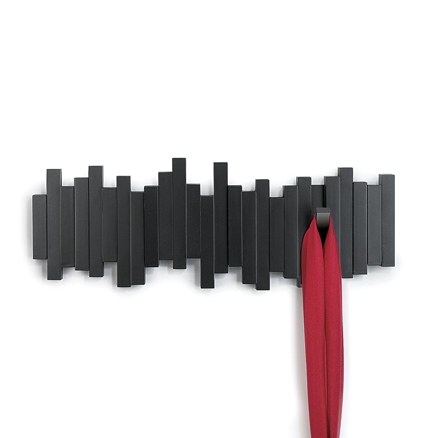 UMBRA Sticks Multi Hook Coat Rack (Black) | Design Is This