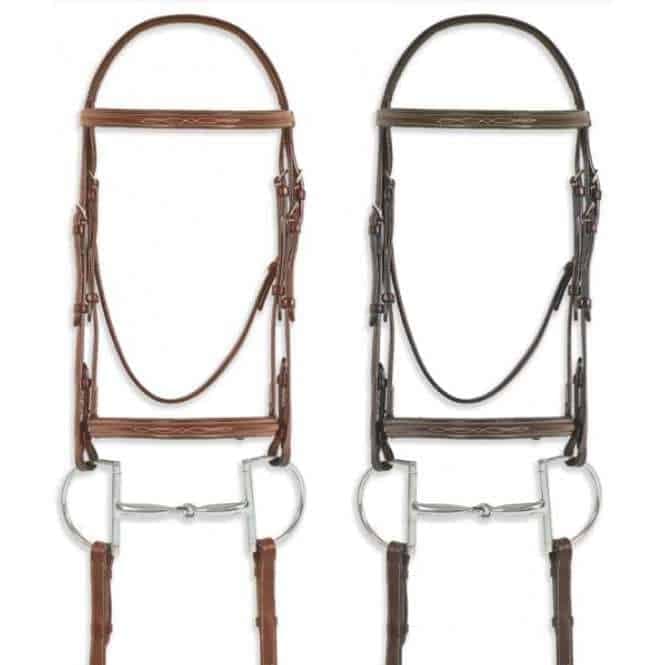 Pessoa Pro Fancy Stitched Raised Bridle - Eaglewood Equestrian Supplies