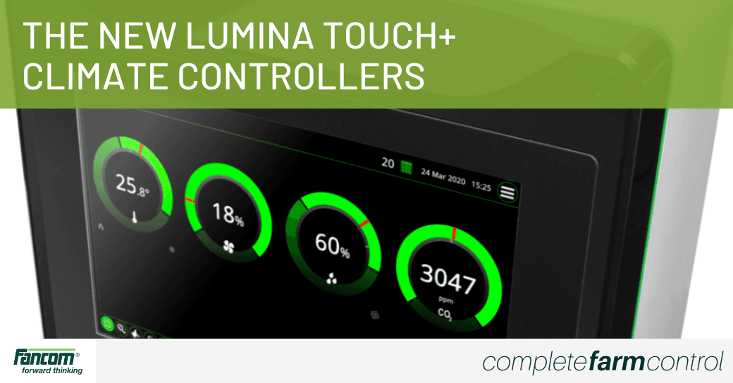 Ease of use with the new Lumina Touch+ climate controllers