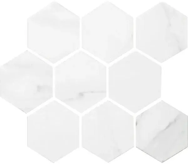 Carrara White Matte Mosaic 10" x 12" – Centura