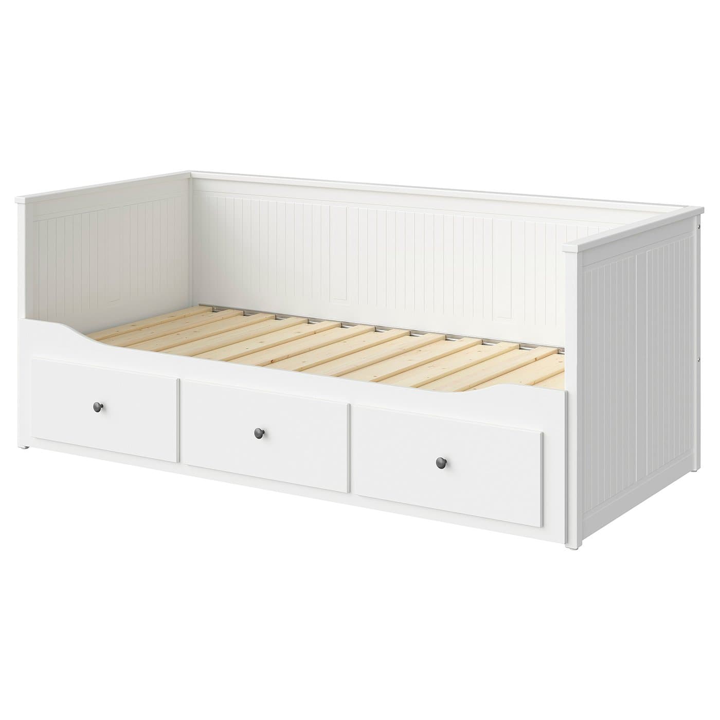 HEMNES daybed frame with 3 drawers, white, 80x200 cm (311/2x783/4") - IKEA