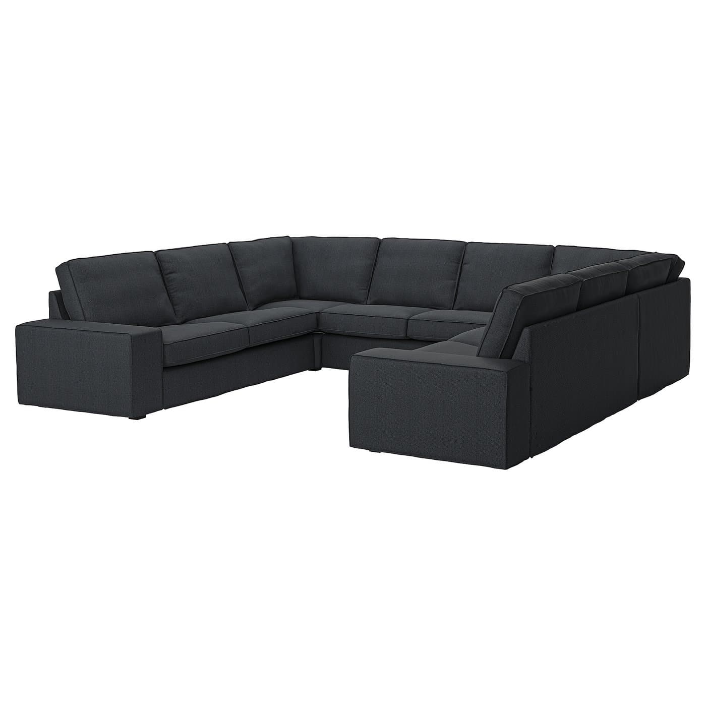 KIVIK sectional, 6 seat, Tresund anthracite - IKEA