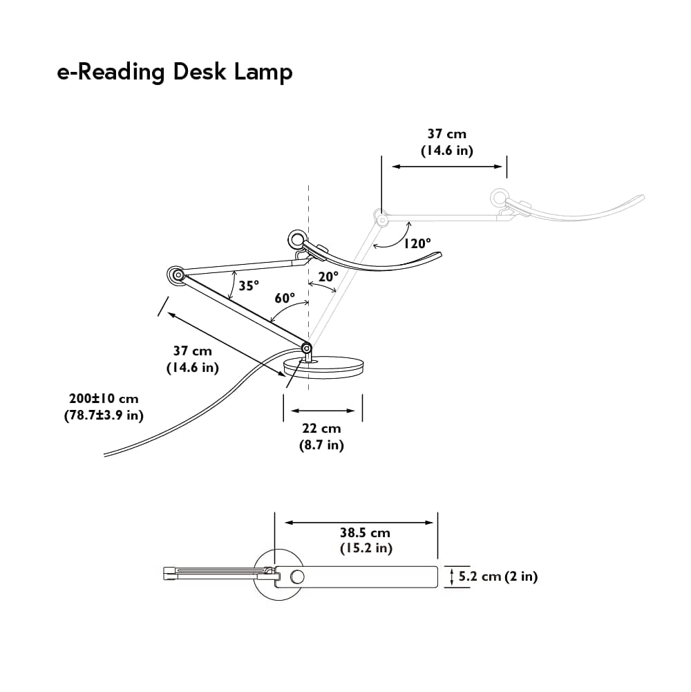 BenQ eReading LED Desk Lamp/ Task Lamp/ Swing Arm Lamp: Lámpara de ...