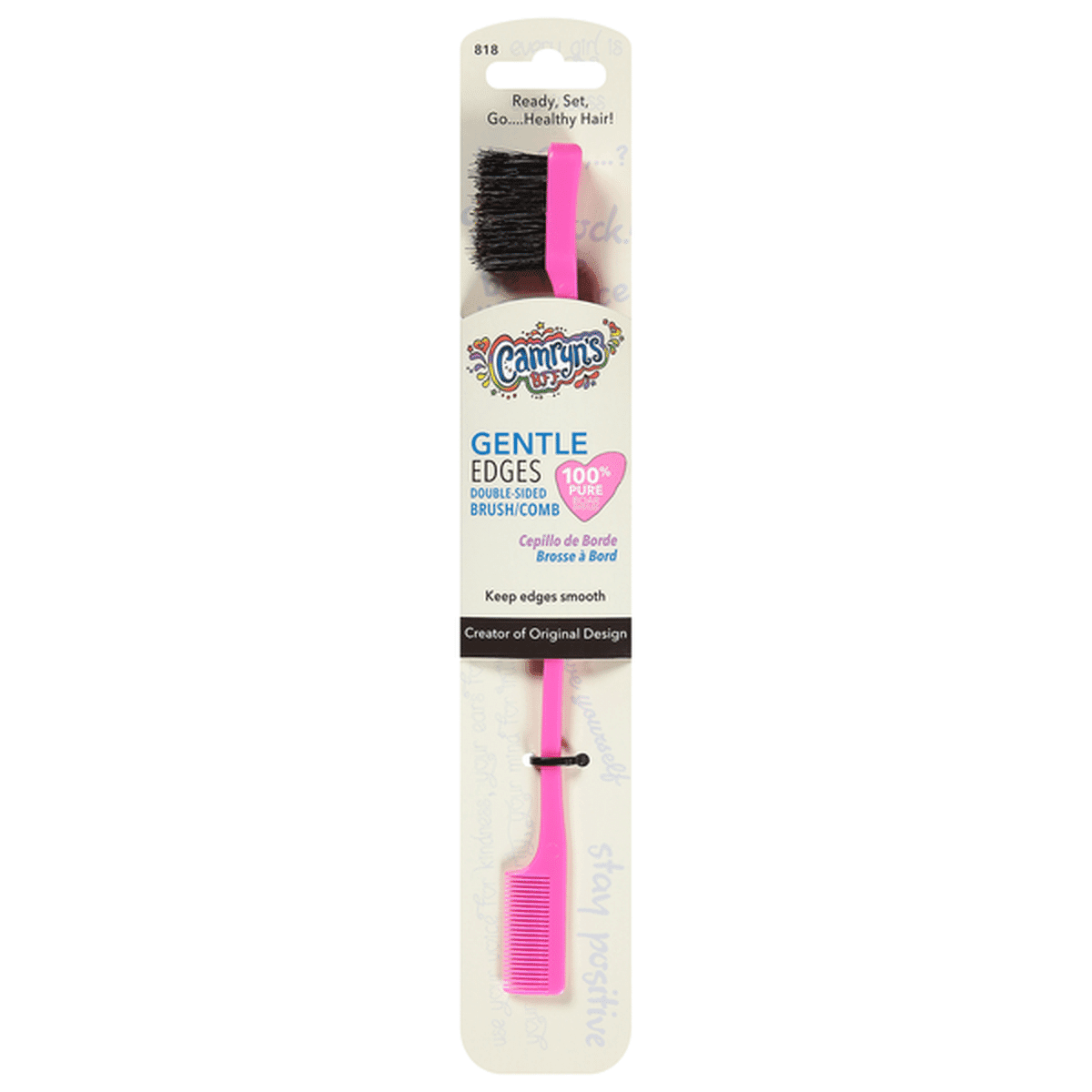 Camryn's BFF Brush/Comb, Double-Sided, Gentle Edges (1 each) Delivery ...