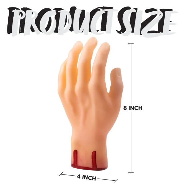 Scary Halloween Fake Severed Hand Prop Beige