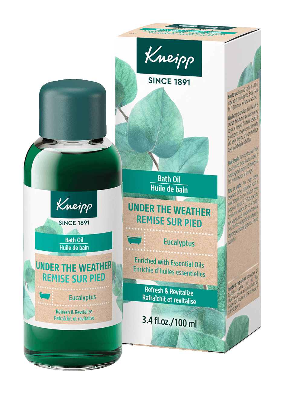 Eucalyptus Herbal Bath Oil For Cold Defense | Kneipp