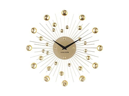 Karlsson sunburst Wall Clock - Gold - Large Wall Clocks