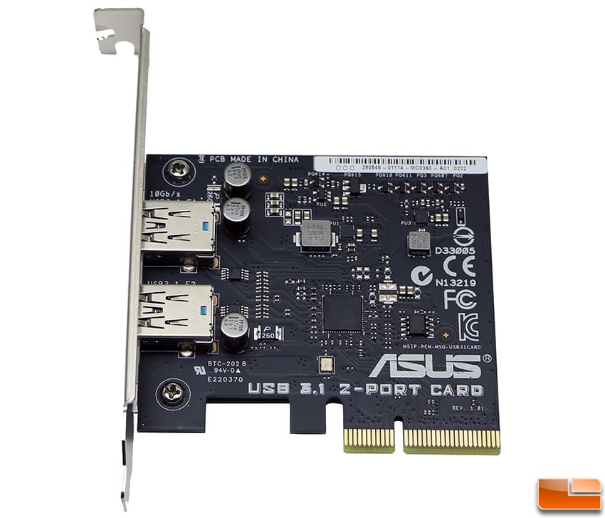 ASUS USB 3.1 Type-A Card Review - Add USB 3.1 For $39 - Legit Reviews