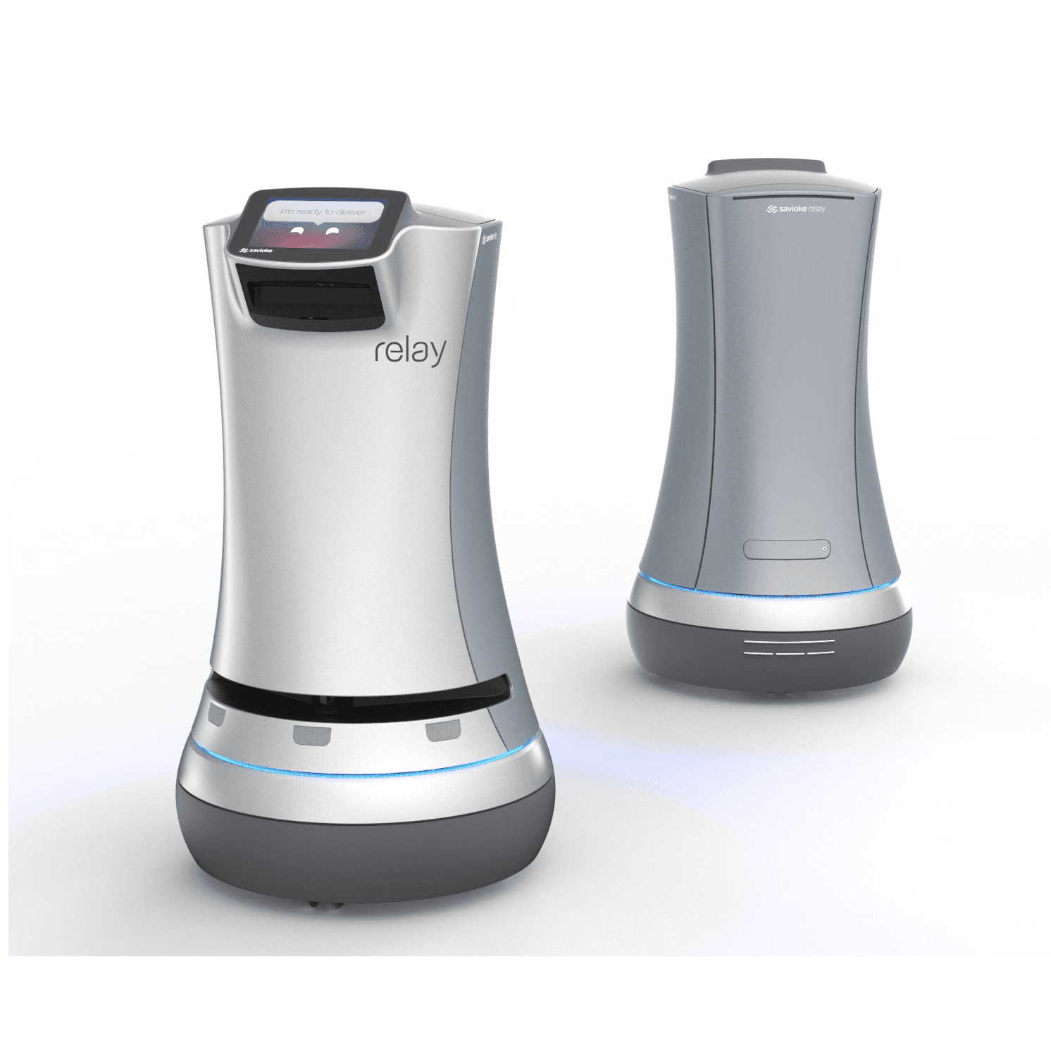 Robot Livraison Médical Savioke Relay hospitalité gestion sécurité ...