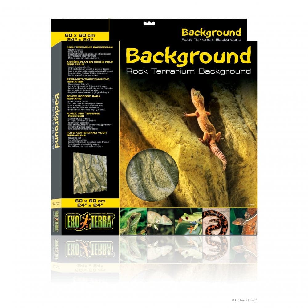 Exo Terra Rock Terrarium Backgrounds - 60cm x 60cm - Reptiles from ...