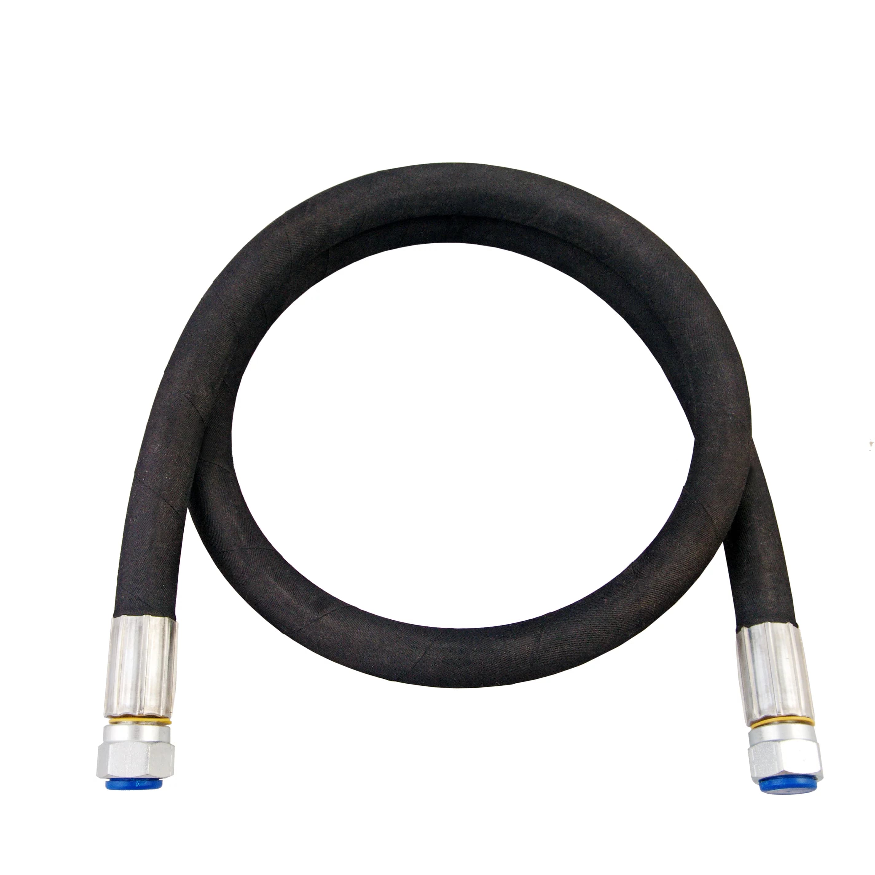 Hydraulic Hose Assembly, 48" Length x 1/4" Diameter, Female JIC Swivel ...