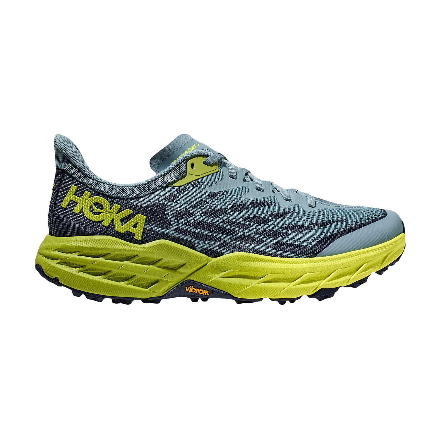 Hoka One One Speedgoat 5 Wide Scarpe da Trail Uomo - Stone Blue