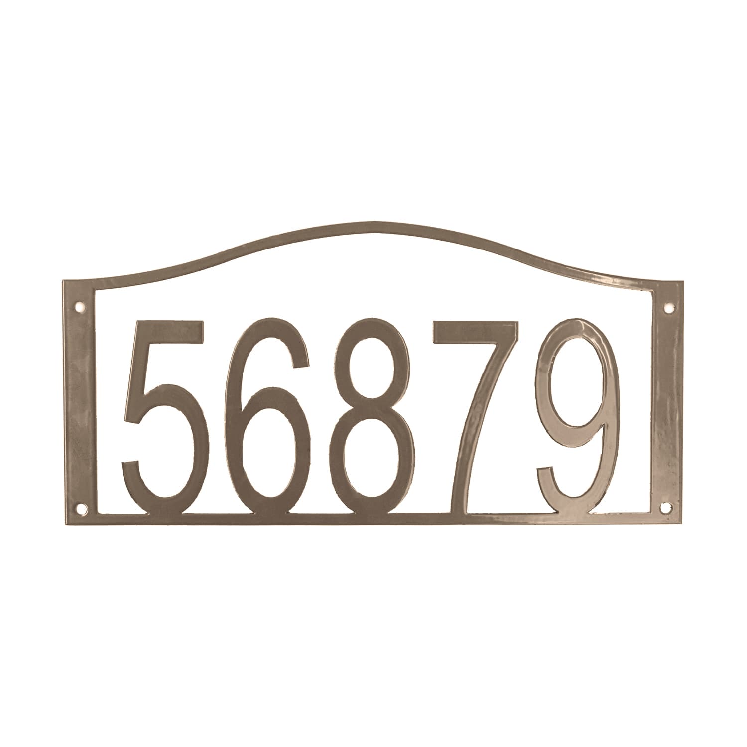 Custom One Line Laser Cut Arch Address Sign (Color & size options ...