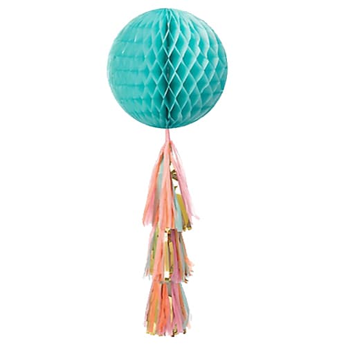 Amscan - Pastel Tissue & Foil Honeycomb Ball with Tail 28" | Buy at ...