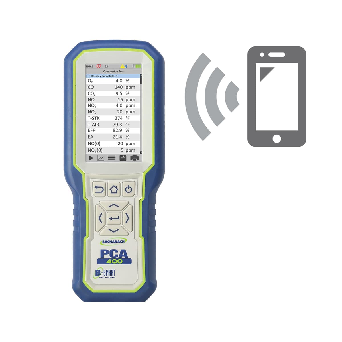 PCA® 400 Hand-held Combustion & Emissions Analyzer | Bacharach, Inc.