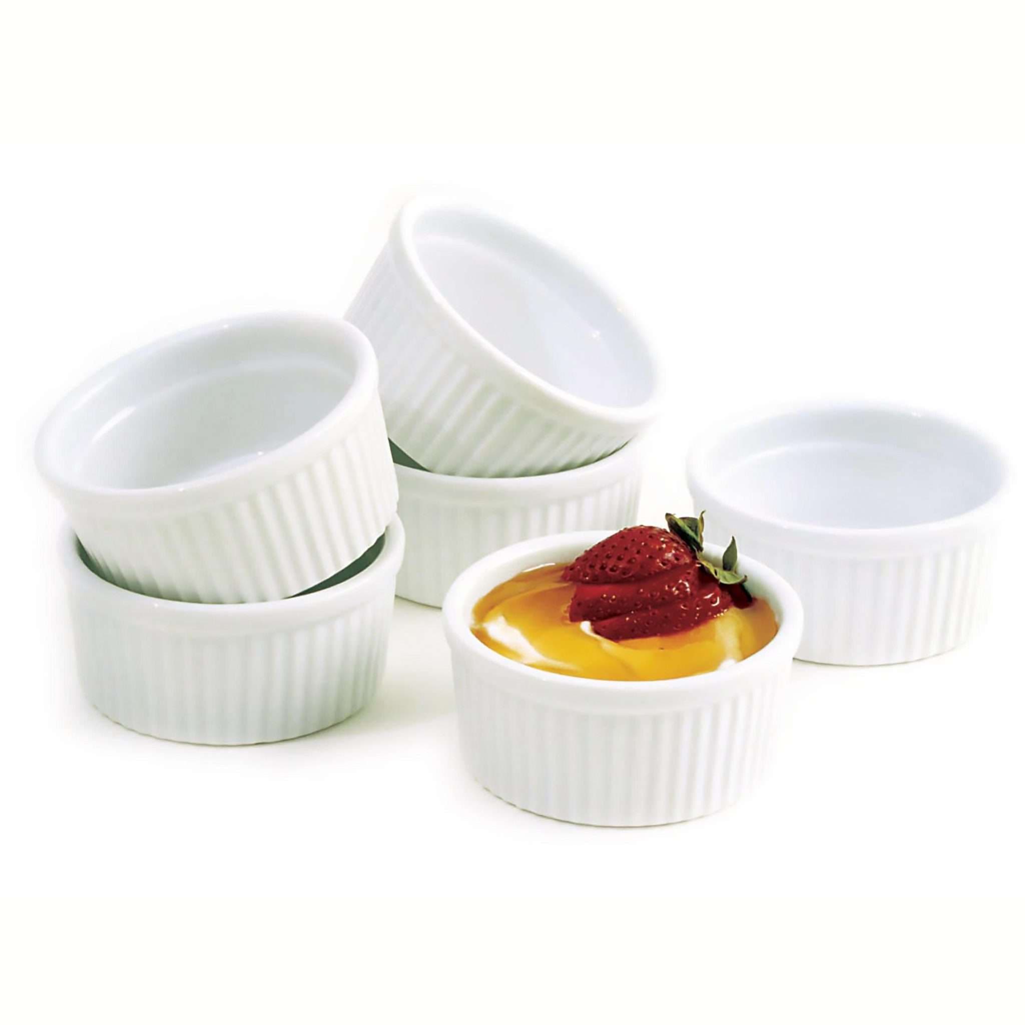 261 4OZ PORCELAIN RAMEKINS, SET OF 6 - Norpro, Inc.