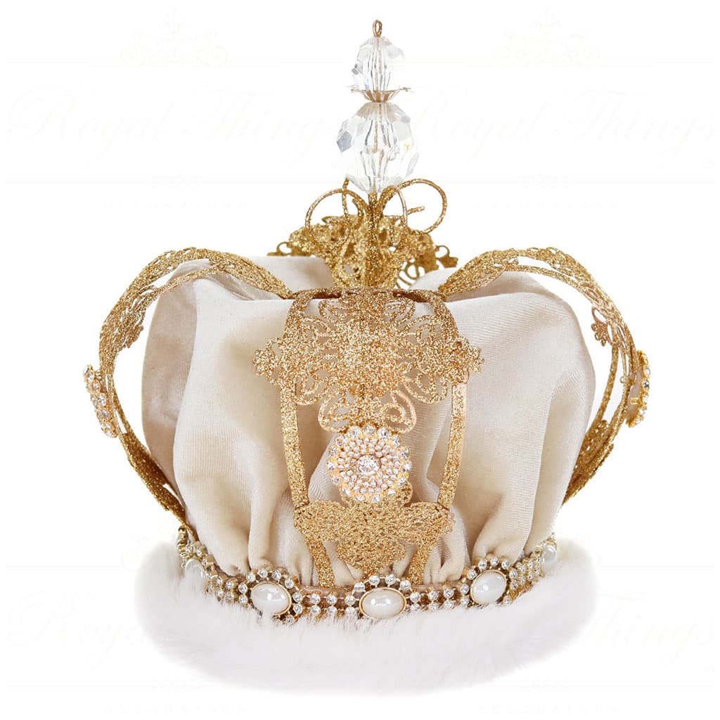 Metal Crown Tree Topper Tabletop 20 cm | Goodwill M&G