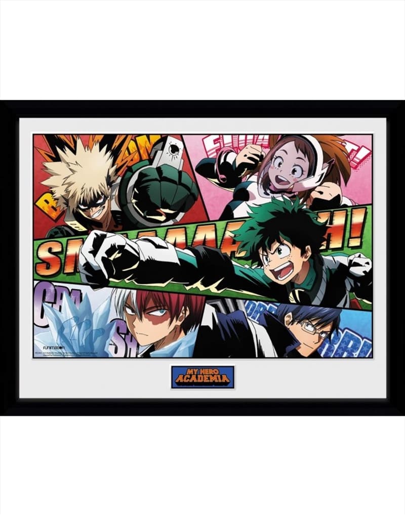 Buy My Hero Academia Powers Framed Print Online | Sanity