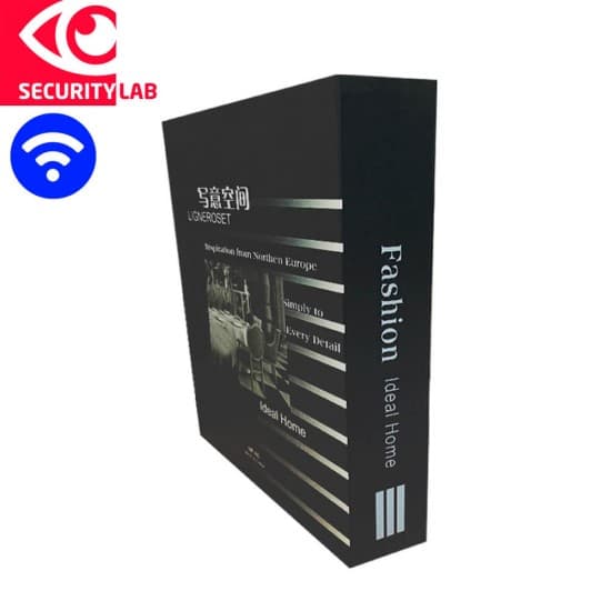 Hidden Book Shelf Spy Camera 1080P