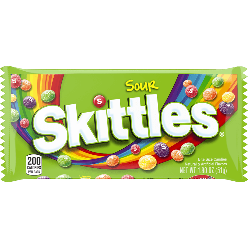 SKITTLES Sour Candy Single Pack, 1.8 oz | SKITTLES®
