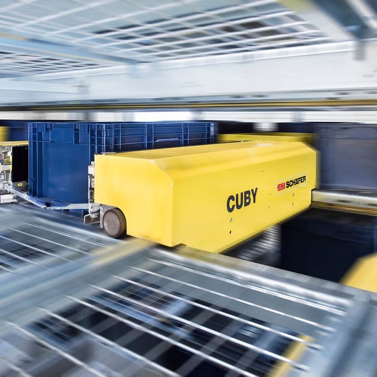 One-level shuttle system Cuby | SSI SCHAEFER