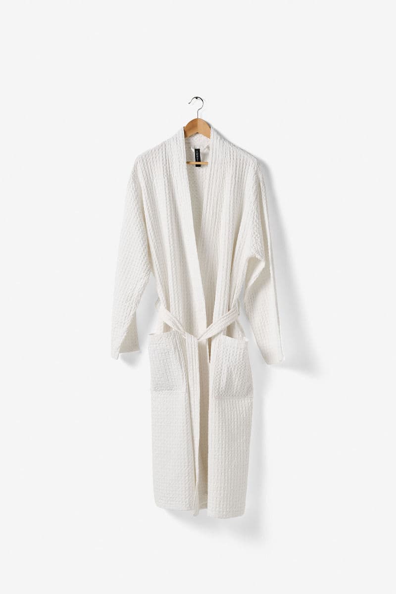 Linen Waffle Bath Robe