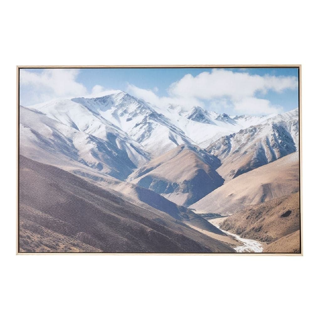Living & Co Mountain Landscape Framed Print 60cm x 90cm | The Warehouse