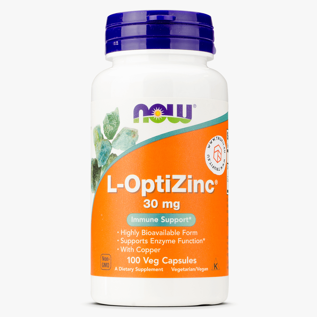 Now Foods - L-OptiZinc 30 mg - Immune support - TRU·FIT