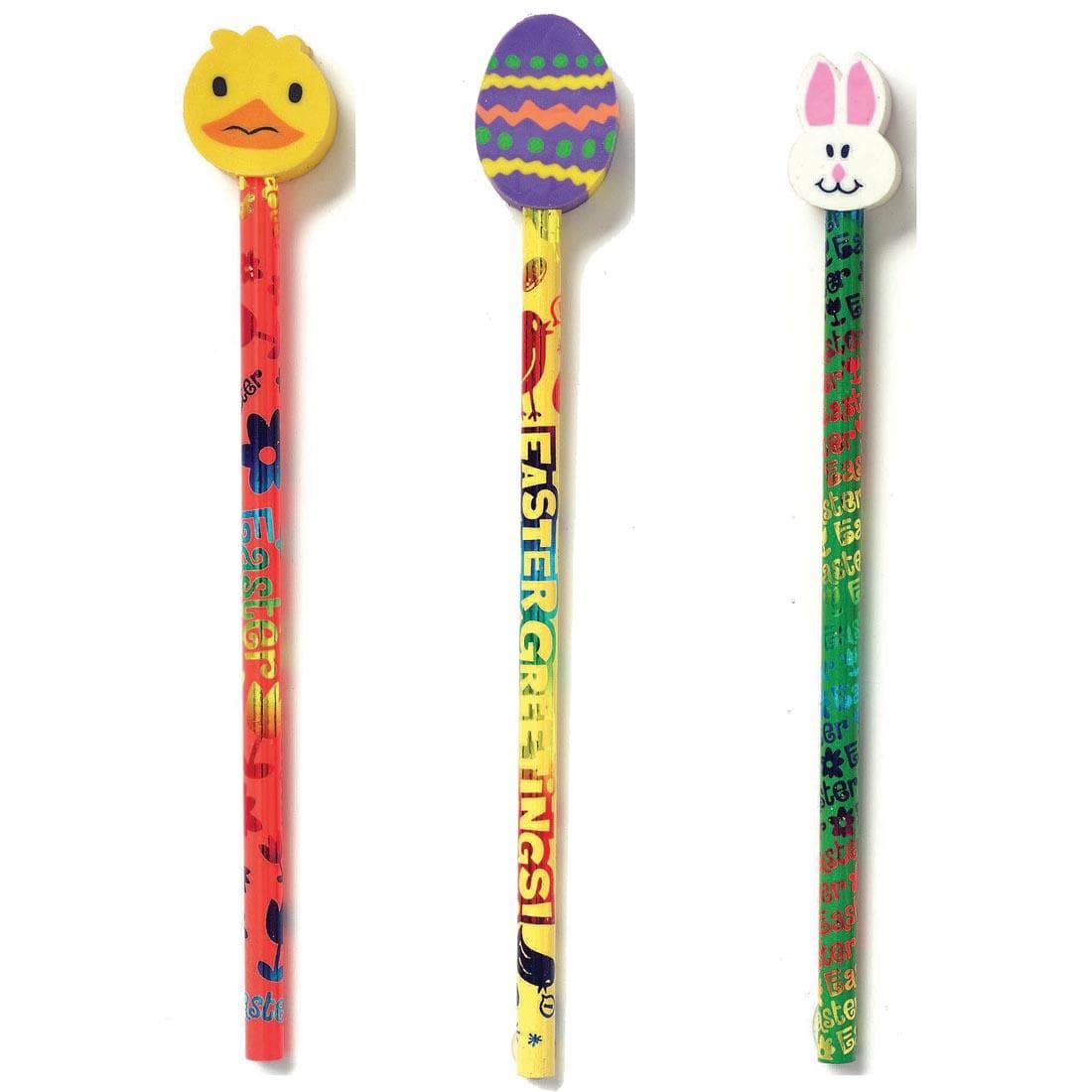 Easter Fun Pencil Topper Erasers 8-Count Package