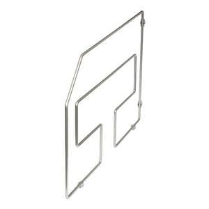 Knape and Vogt KV TD12-1-FN, 12in Tray Divider, KV Series, Frosted ...