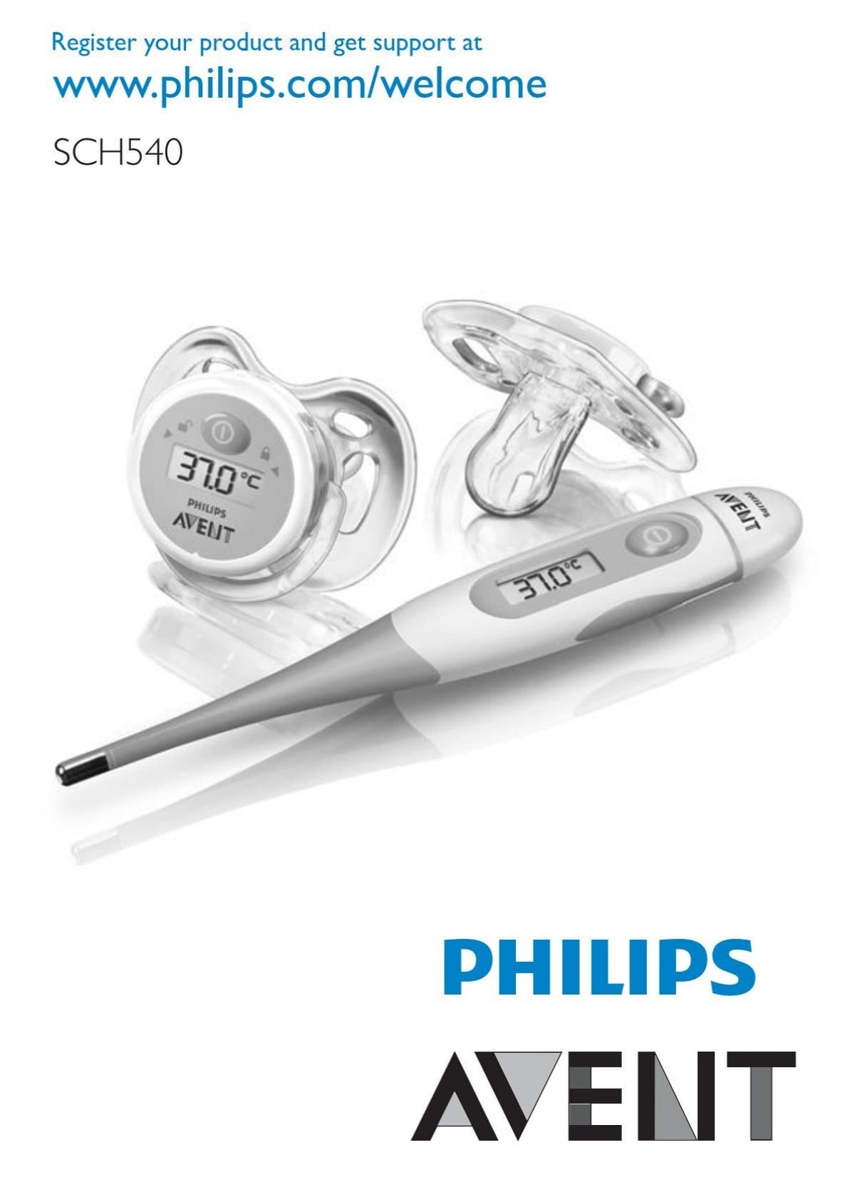 Philips Avent Digital baby thermometer set - User manual - BUL